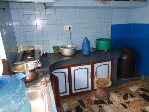 Kitchen at  the orphanage