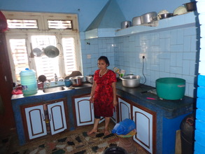 Sarita the care taker mother at  orphanage