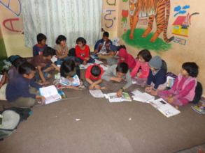 Kids preparing for their exam