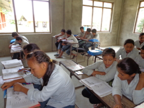 Students Doing Class work
