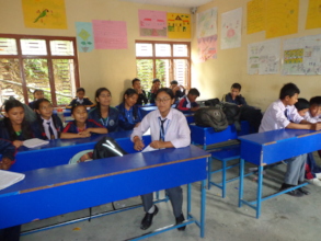 Students listening  teacher lecture