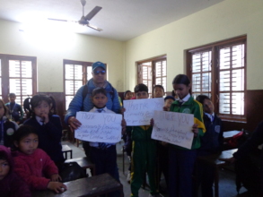 Students with Chairman