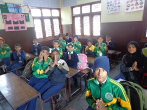 Happy faces ready for the classes to start