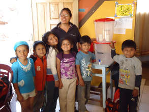 Water filter at a day care center in Cochabamba