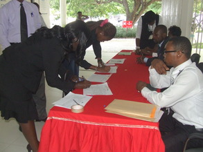 Registration of participants