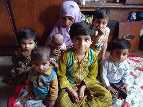 Samreen with her family