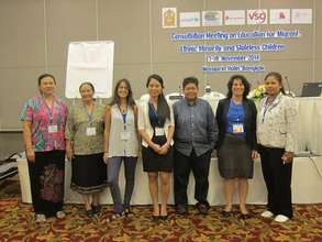 We women at a conference in BKK