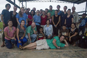 Floating Doctors team after a clinic in Bahia Azul