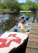 Our mobile clinic & rescue panga