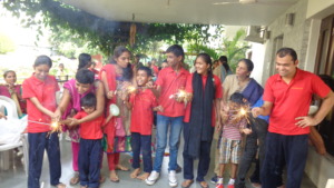 Firecrackers at Diwali