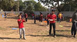 Enjoying Kite flying