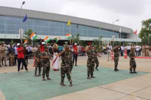 Independence Day performance @ Airport