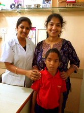 Sudhir with Donor