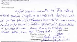 Feedback from a beneficiary parent