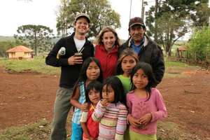 Guayaki Team Members at Kangang Community Meeting