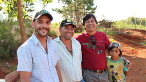Members of the Guayaki Team in Marrecas