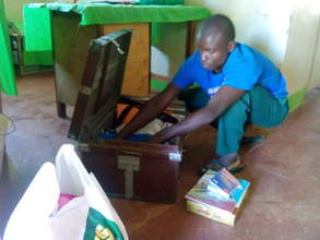 Mondi getting ready to leave for high school!