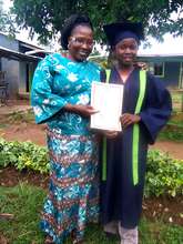 Our  best girl in the district exams