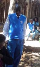 Moses in his new high school uniform! Just joined!