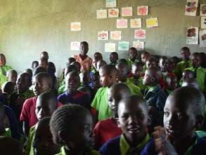 Tumaini classroom, announcement of exam results