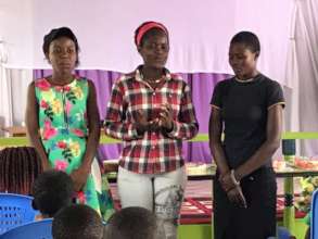 University students encouraging the high schools