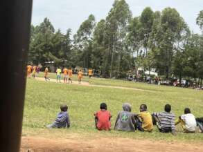 The playgrounds were packed during the matches