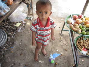 Small Cambodian boy