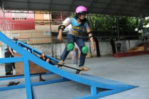 Skateboarding