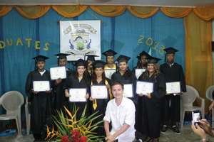 Danny and 2013 Ocean Academy Graduates