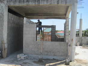 Construction continues on upstairs classroom space