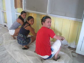 Creating a bright classroom with fresh paint