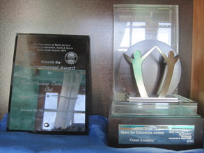 Awards for Environmentalism & for Aquatic Tourism