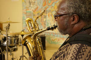 John, saxophone teacher at Ntonga