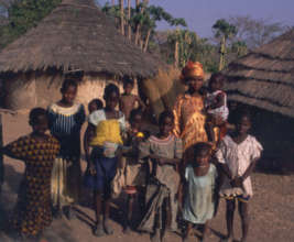 Family at Djendji village