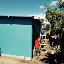 Final touches going on the new house!