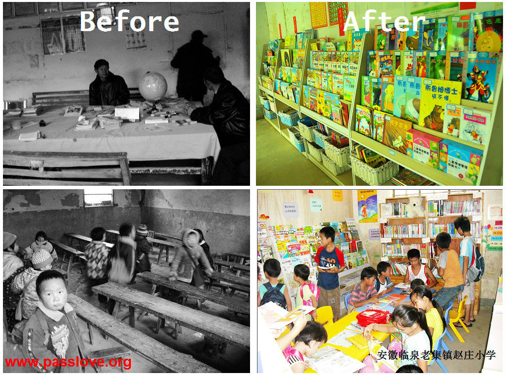 Build Libraries for Rural Children in China