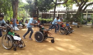 Extracurricular activities by volunteers.JPG