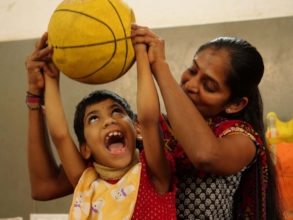 Physio Therapy session for child