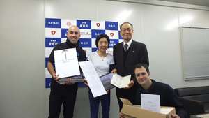 Archive event with the mayor of Watari