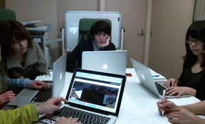 Website Meeting with Musabi Art Students