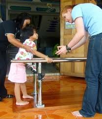 Therapy room for 155 severe disabled children