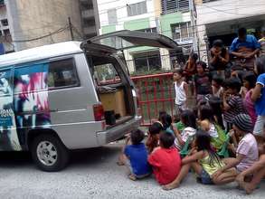 Alternative Education session using Mobile Van
