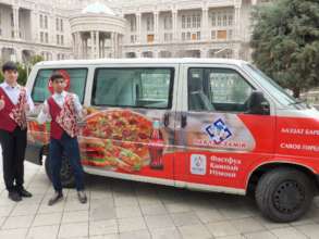 Tajikistan's first mobile food van