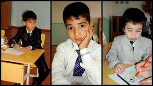 Children with autism at school for the first time