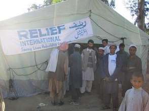 Health Clinic in Tent
