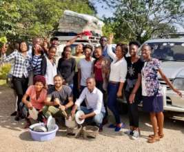 The Evaluation Team hits the road