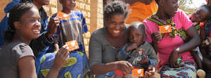 Mothers happy to get their Kit Yamoyo voucher!