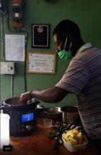 Cooking Demonstration with Blaise in Les Anglais