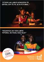 New marketing materials promote clean energy