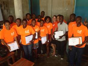 Retailers after a successful training in Jacmel